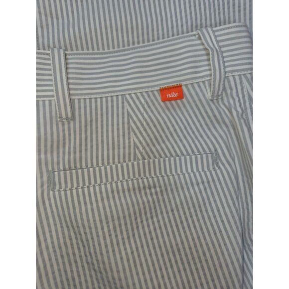 Nike Mens 32x30 Dri-Fit Striped Pants In Light Gray & White - Picture 4 of 8